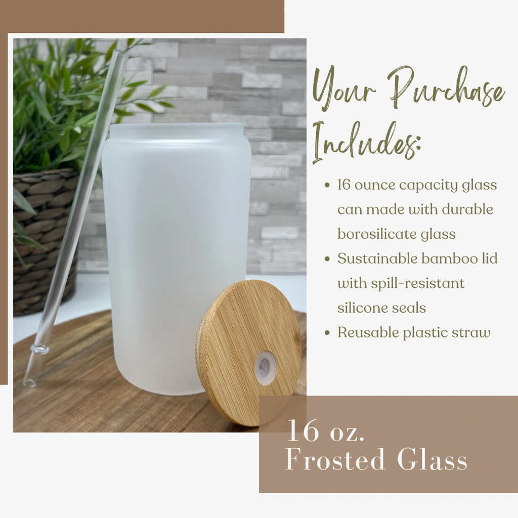Frosted Glass Cup ( Libby Cup )